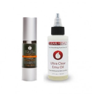 Truth Vitality Advanced Complex and Clearly Emu Ultra Clear Emu Oil Duo